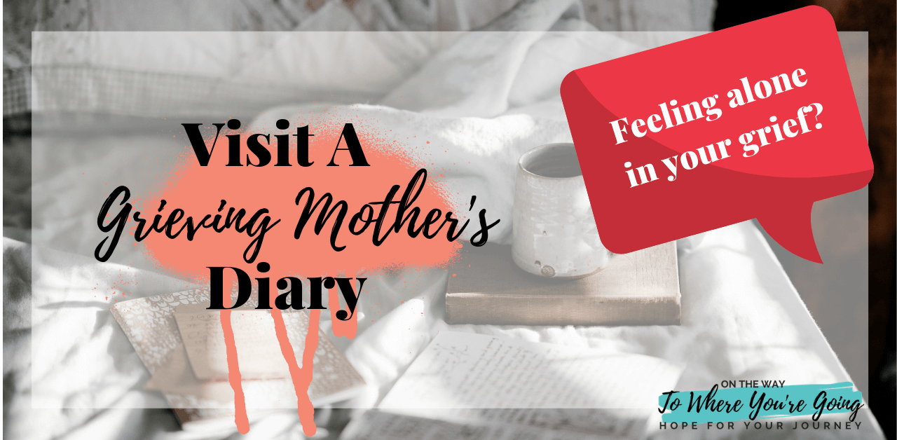 a grieving mother's diary feel alone in your grief
