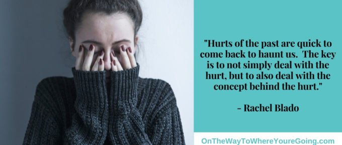 Hurts of the past are quick to come back to haunt us. The key is to not simply deal with the hurt, but to also deal with the concept behind the hurt. - things people grieve